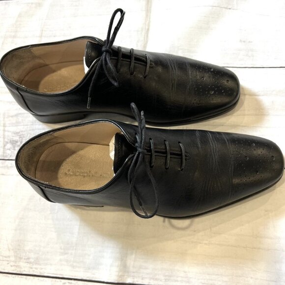 Joseph Danitti Black Leather Dress Shoes - Picture 10 of 10